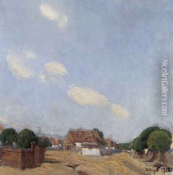 Landscape 1912 Oil Painting - Simon Hollosy