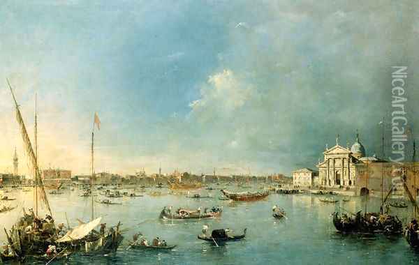 Bacino di San Marco Oil Painting - Francesco Guardi