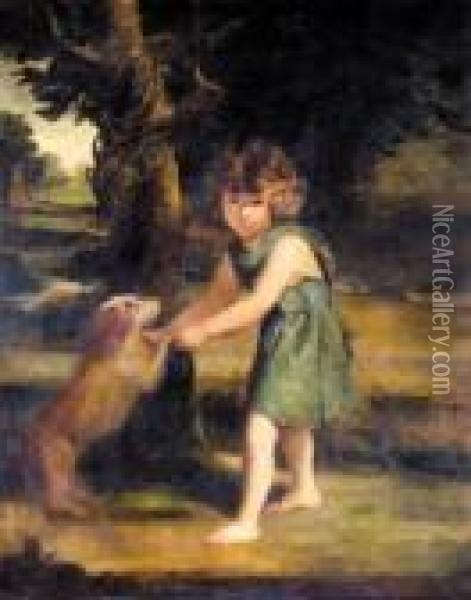 Hon John Tufton Oil Painting - Sir Joshua Reynolds