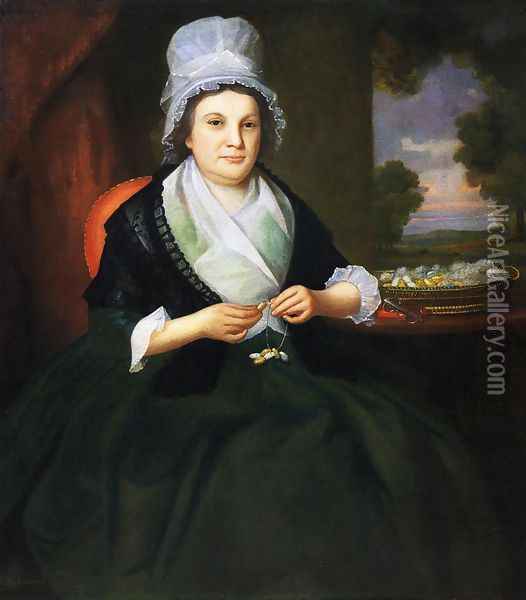 Mrs. Charles Jeffery Smith Oil Painting - Ralph Earl