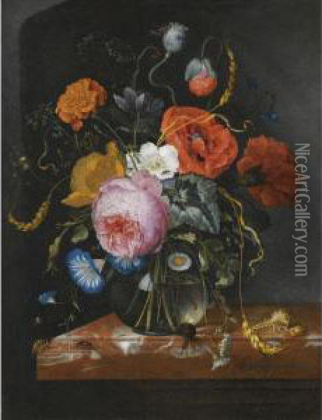 Still Life Oil Painting - Jacob van Walscapelle