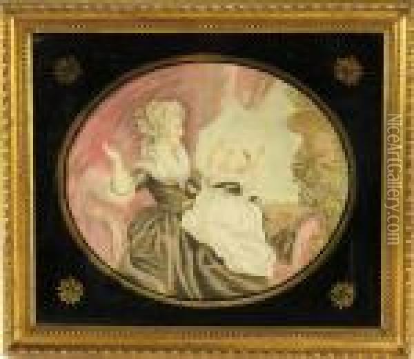 Georgina Spencer Oil Painting - Sir Joshua Reynolds