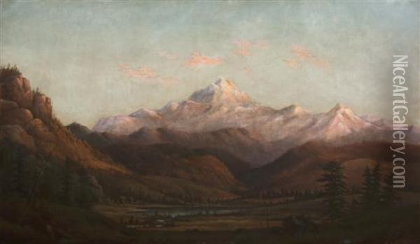 Rocky Mountain View Oil Painting - Henry Chapman Ford