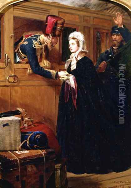 Recalled on Service, 1863 Oil Painting - Robert Collinson
