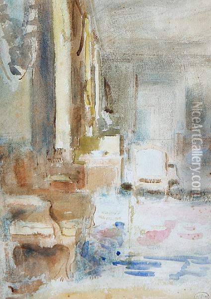 Rushbrooke Interior Oil Painting - Ambrose McEvoy