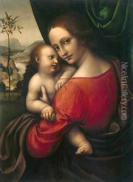 Madonna with Child Oil Painting - Giampietrino