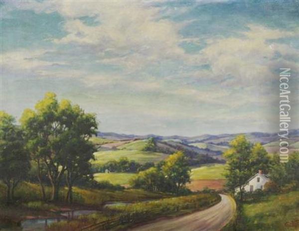 Landscape Oil Painting - Calvin W. Fryer