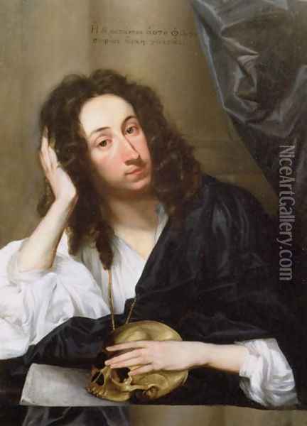 John Evelyn, 1648 Oil Painting - Robert Walker
