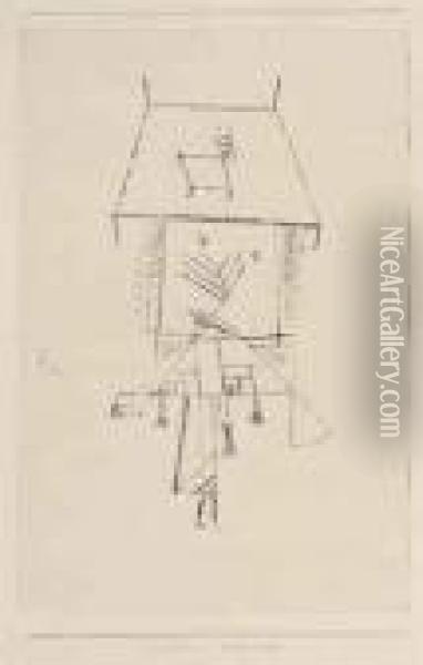 Beladener Wehrloser Oil Painting - Paul Klee