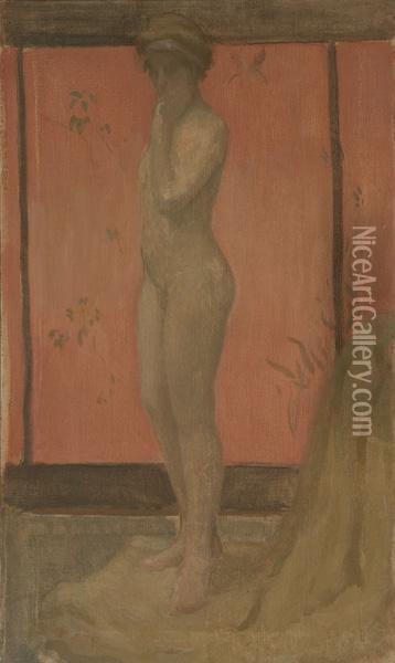 ''girl In Green Cap'' Oil Painting - Hermann Dudley Murphy