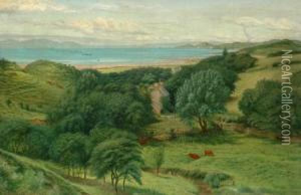 Seaside View Oil Painting - John Stevenson