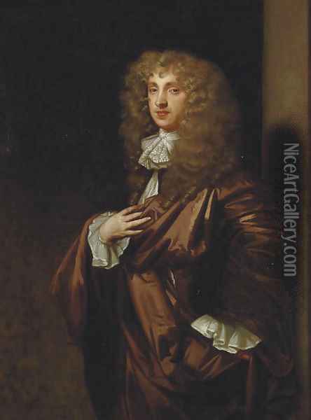 Portrait of John Wilmot, 2nd Earl of Rochester (1647-1680) Oil Painting - Sir Peter Lely