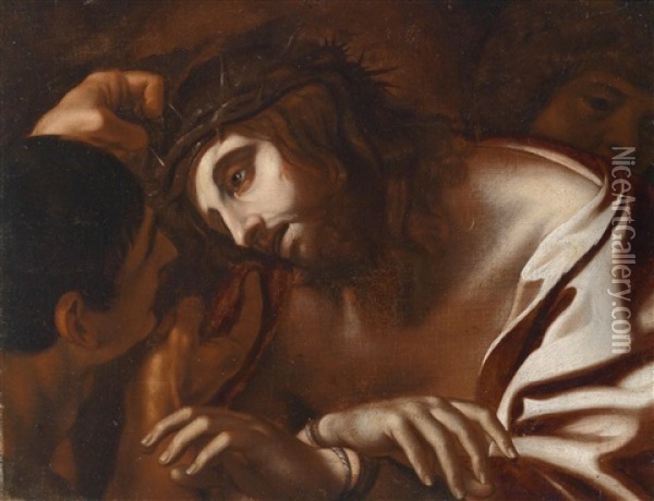 Der Verspottete Christus Oil Painting - Annibale Carracci
