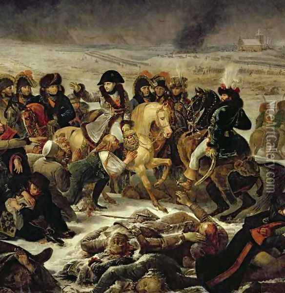 Napoleon on the Battle Field of Eylau Oil Painting - Antoine-Jean Gros