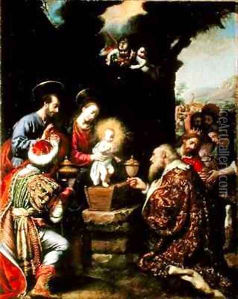 The Adoration of the Kings Oil Painting - Carlo Dolci