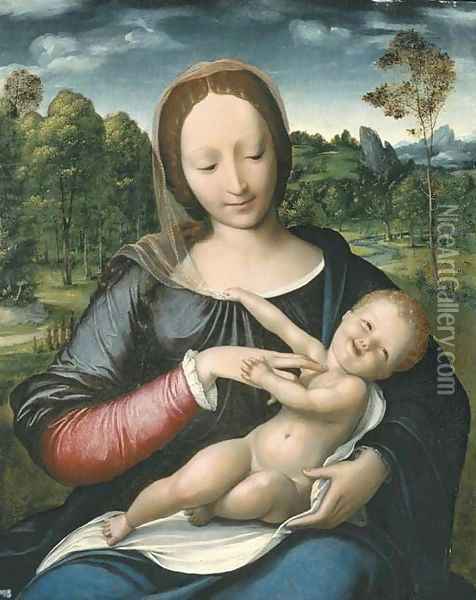 The Madonna and Child Oil Painting - Jan Massys
