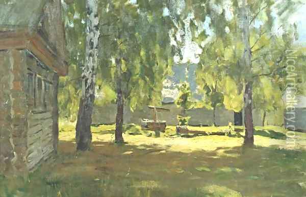 Sunny day 1898 Oil Painting - Isaak Ilyich Levitan