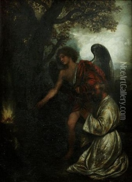 Gideon Visited By The Angel Oil Painting -  Rembrandt van Rijn