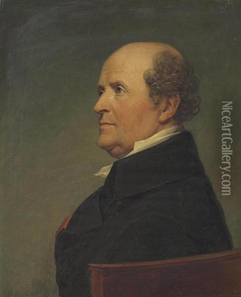 Called Baron Gerard Portrait Of A Doctor Dubois Oil Painting - Jean Francois Gerard Fontallard