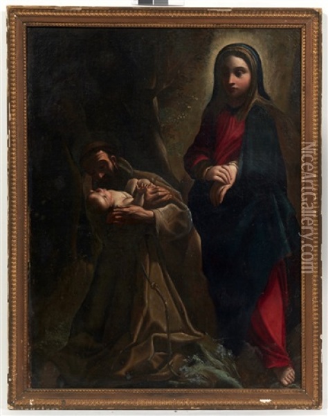 La Vision De Saint Francois Oil Painting - Ludovico Carracci