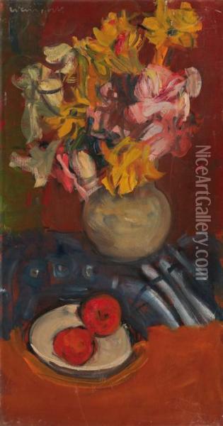 Bouquet De Fleurs Oil Painting - Joachim Weingart