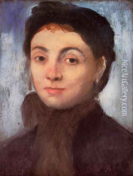 Study for the Portrait of Josephine Gaujean Oil Painting - Edgar Degas