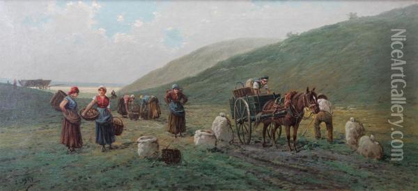Salja Dagens Ostronskord Oil Painting - Adolf Baumgartner