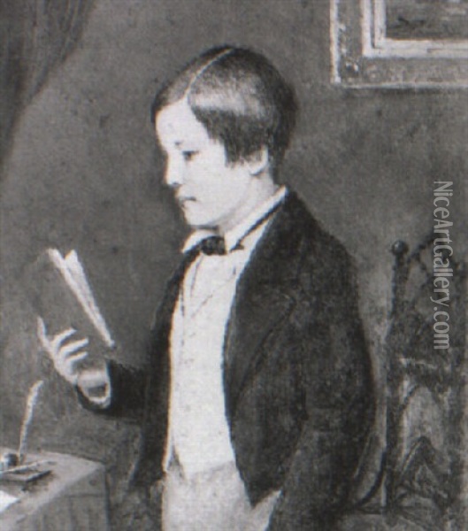 Portrait Of Col. Beechey As A Child Oil Painting - Richard Brydges Beechey