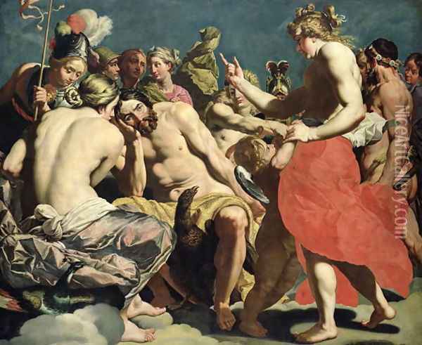 The Gods of Olympus Oil Painting - Abraham Janssens van Nuyssen