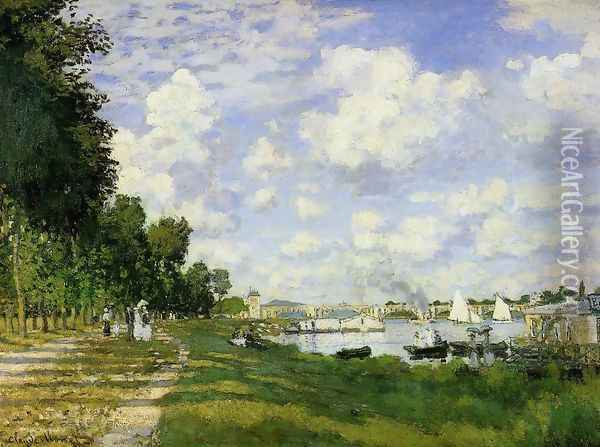 The Basin At Argenteuil Oil Painting - Claude Oscar Monet