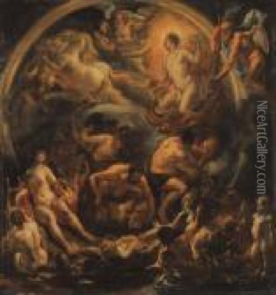 The Triumph Of Apollo Oil Painting - Jacob Jordaens