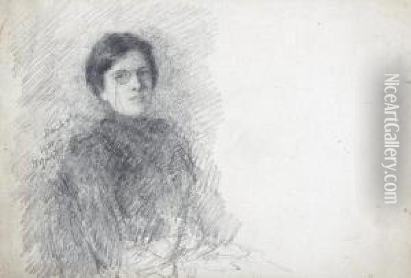 Portrait Of A Lady Oil Painting - John Butler Yeats