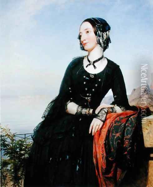 Countess of Shrewsbury Oil Painting - George Richmond
