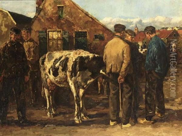 Cattle Oil Painting - Willem de Zwart