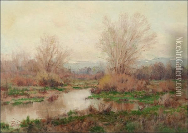 Colorado Landscape Oil Painting - Charles Partridge Adams