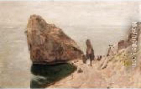 Coastal View Oil Painting - Isaak Ilyich Levitan