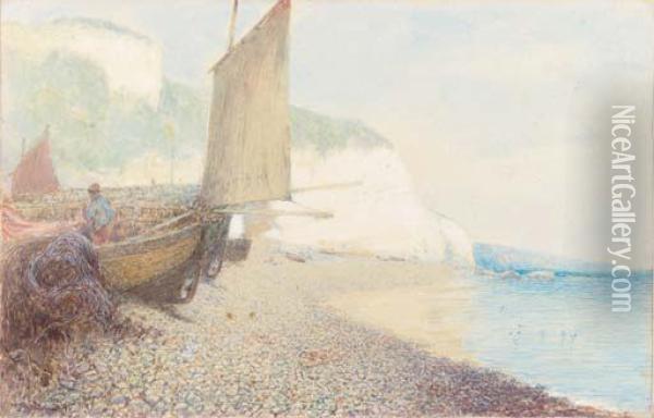 Beer Beach Oil Painting - John White