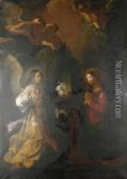 The Annunciation Oil Painting - Guido Reni