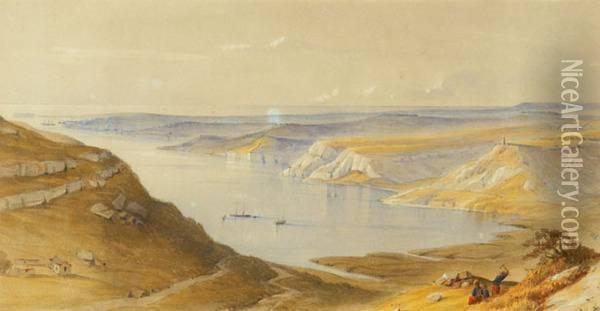 Goodall (edward Angelo, R.w.s. 1819-1908) Sebastopol From Inkerman Oil Painting - Henri-Joseph Harpignies