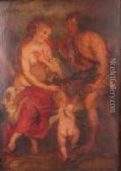 Meleager And Atalanta Oil Painting - Peter Paul Rubens