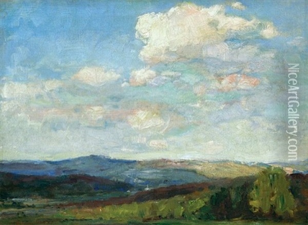 Passing Clouds Oil Painting - Oliver Dennett Grover