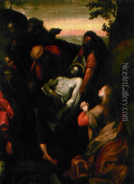 Entierro De Cristo Oil Painting - Federico Barocci