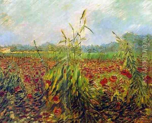 Green Ears Of Wheat Oil Painting - Vincent Van Gogh