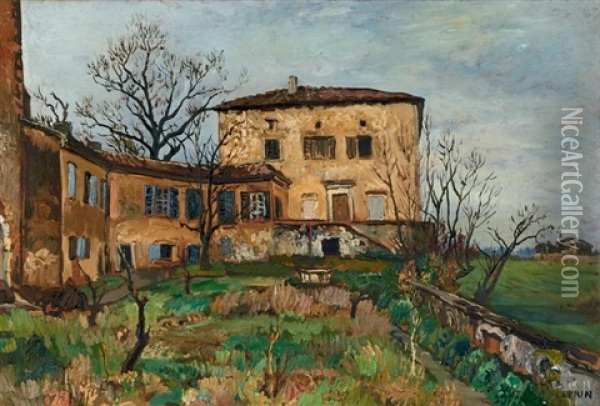 La Maison D'utrillo Oil Painting - Marcel Francois Leprin
