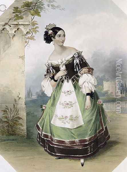 Emma Albertazzi as Zerlina in Don Giovanni Oil Painting - Corbaut, Fanny