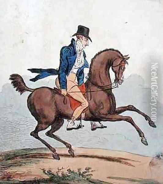 How to break in my own Horse Oil Painting - James Gillray