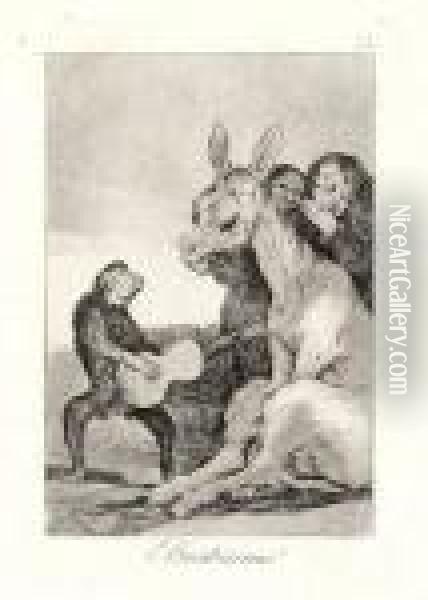 Bravisimo. Oil Painting - Francisco De Goya y Lucientes