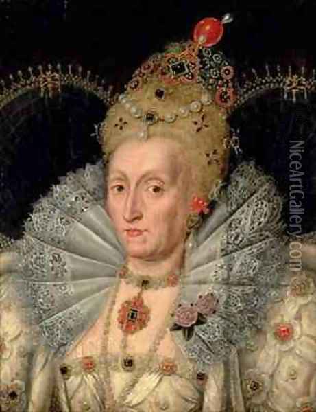 Queen Elizabeth I 2 Oil Painting - Marcus The Younger Gheeraerts