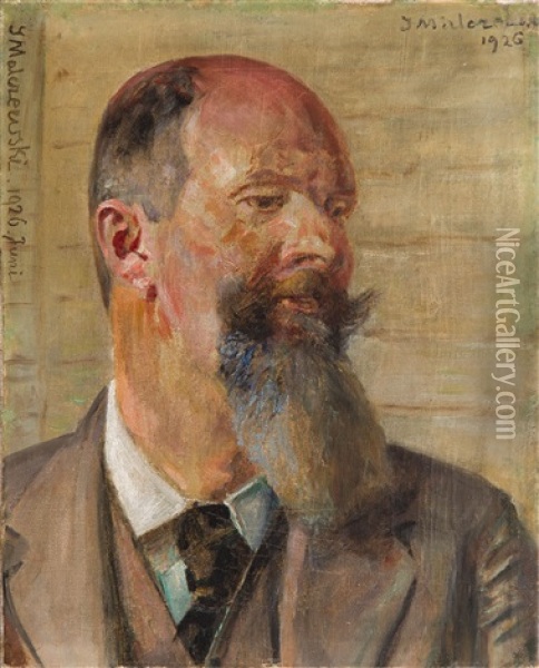 Jan Barszczynski Portrait Oil Painting - Jacek Malczewski