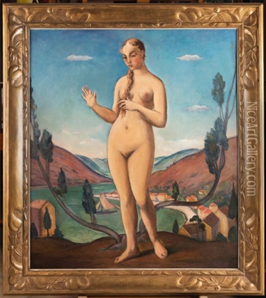Venus (bay Of Kotor) Oil Painting - Oldrich Konicek
